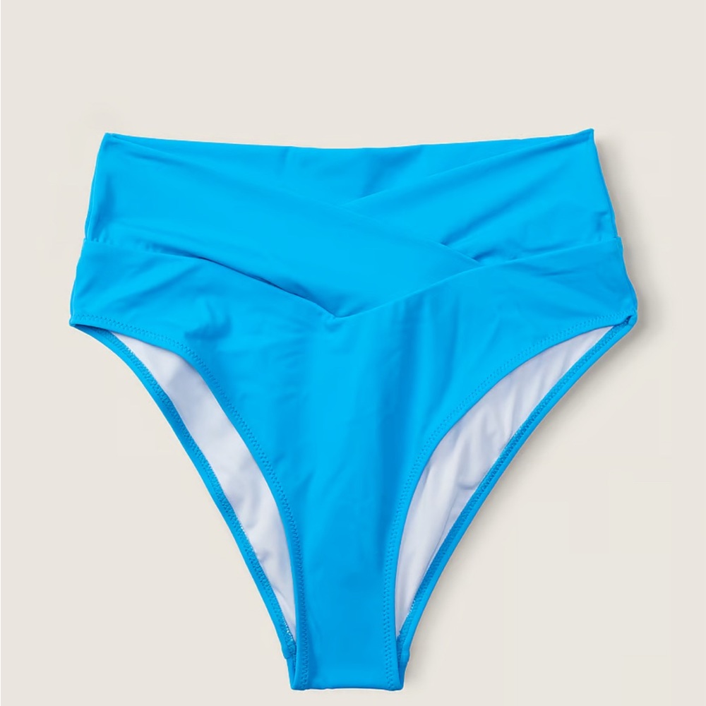 **WHITE** Pink swim bottoms